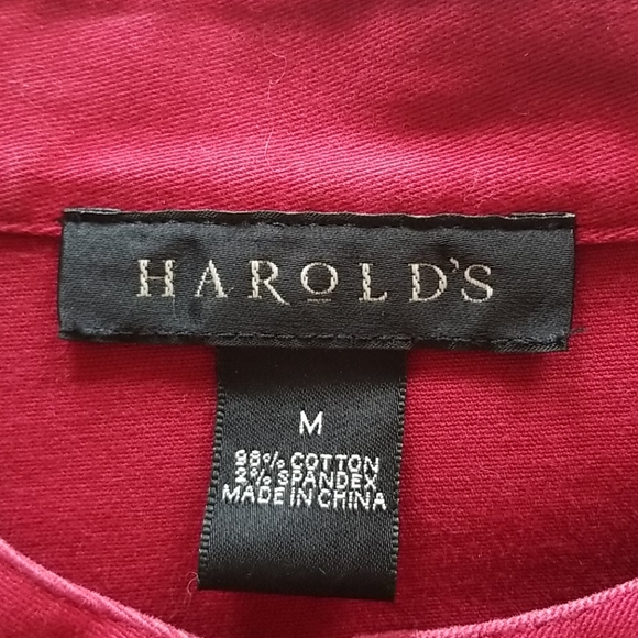 Red denim jacket - Picture 3 of 8